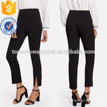 Split Hem Cigarette Pants Manufacture Wholesale Fashion Women Apparel (TA3073P)